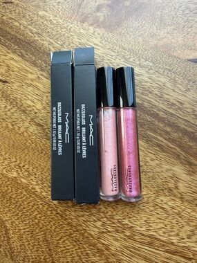 NEW MAC Cosmetics Dazzleglass 2 Lip Glosses